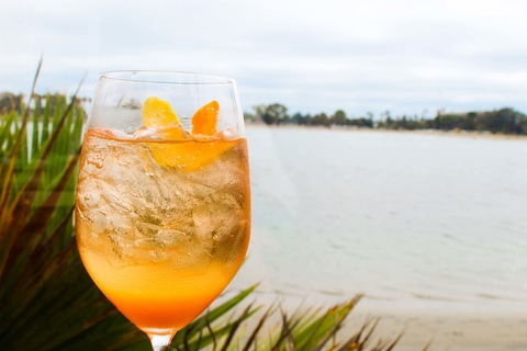 Summer’s Rose Spritz cocktail at Paradise Point Resort & Spa - Summer seasonal recipes